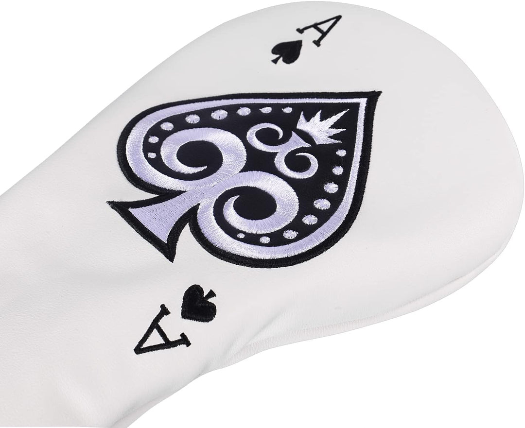 SHABIER Poker Ace Golfschlägerhaube aus Holz, Golfschlägerhaube, Fairway-Hölzer, Hybrid-Rettungskopf