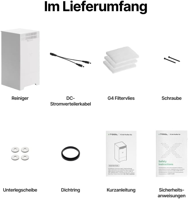 xTool F2 Air Purifier Go, nur für xTool F2