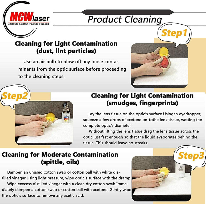 MCWlaser CVD II-VI ZnSe Laser Fokuslinsen Durchmesser: 18 mm FL: 5" oder 127 mm Laser Linse Lens für