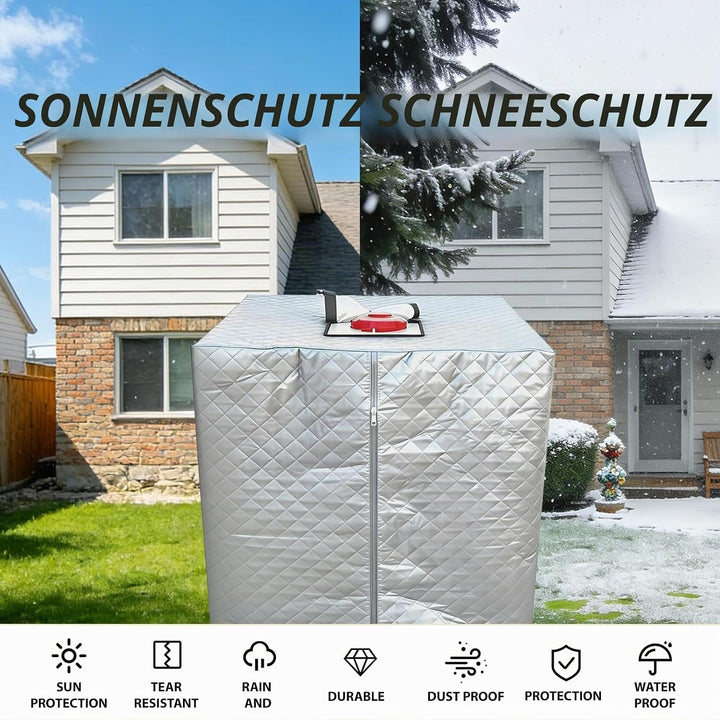 IBC Tank Abdeckung, IBC Wärmedämmung Regenschutz Container Cover IBC Schutzhülle frostsicher Abdeckp