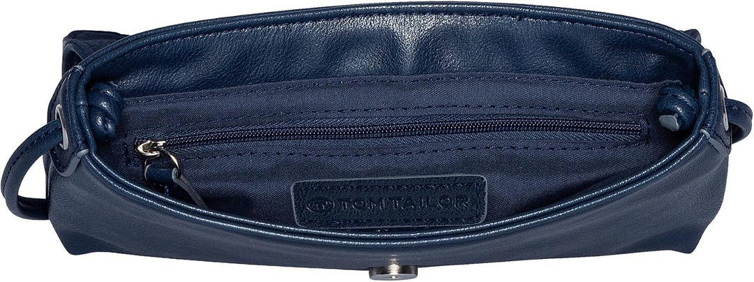 TOM TAILOR bags Luna Damen Umhängetasche Umschlagtasche Dark Blue 20 x 2 x 12,5, Dark Blue 20 x 2 x