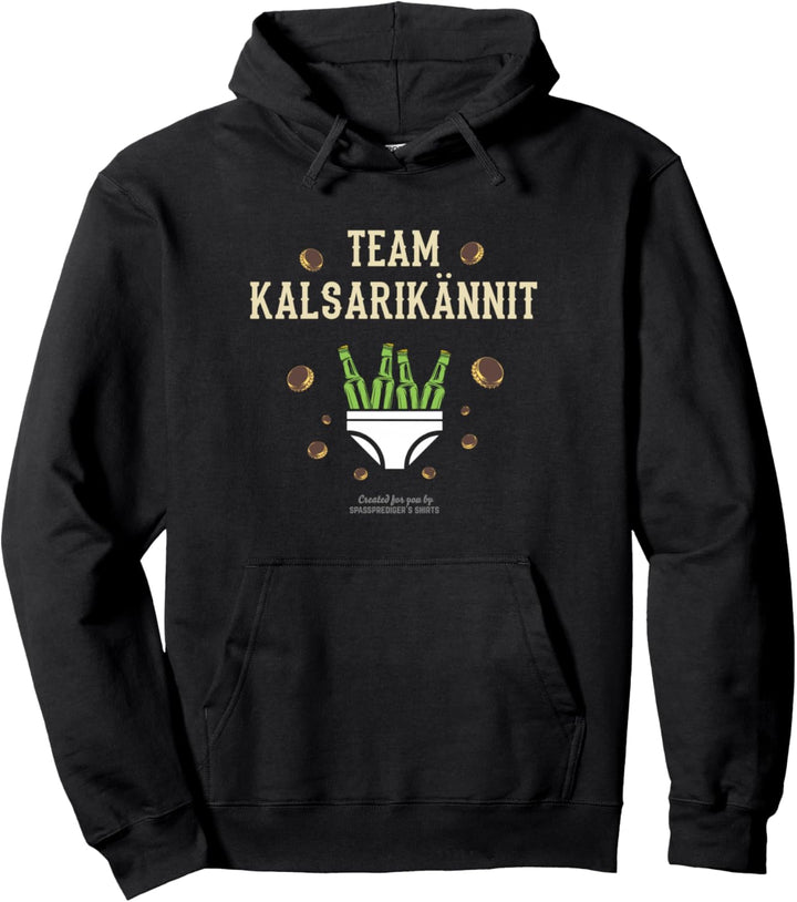 Kalsarikännit für Biertrinker Suomi Team Kalsarikännit Pullover Hoodie