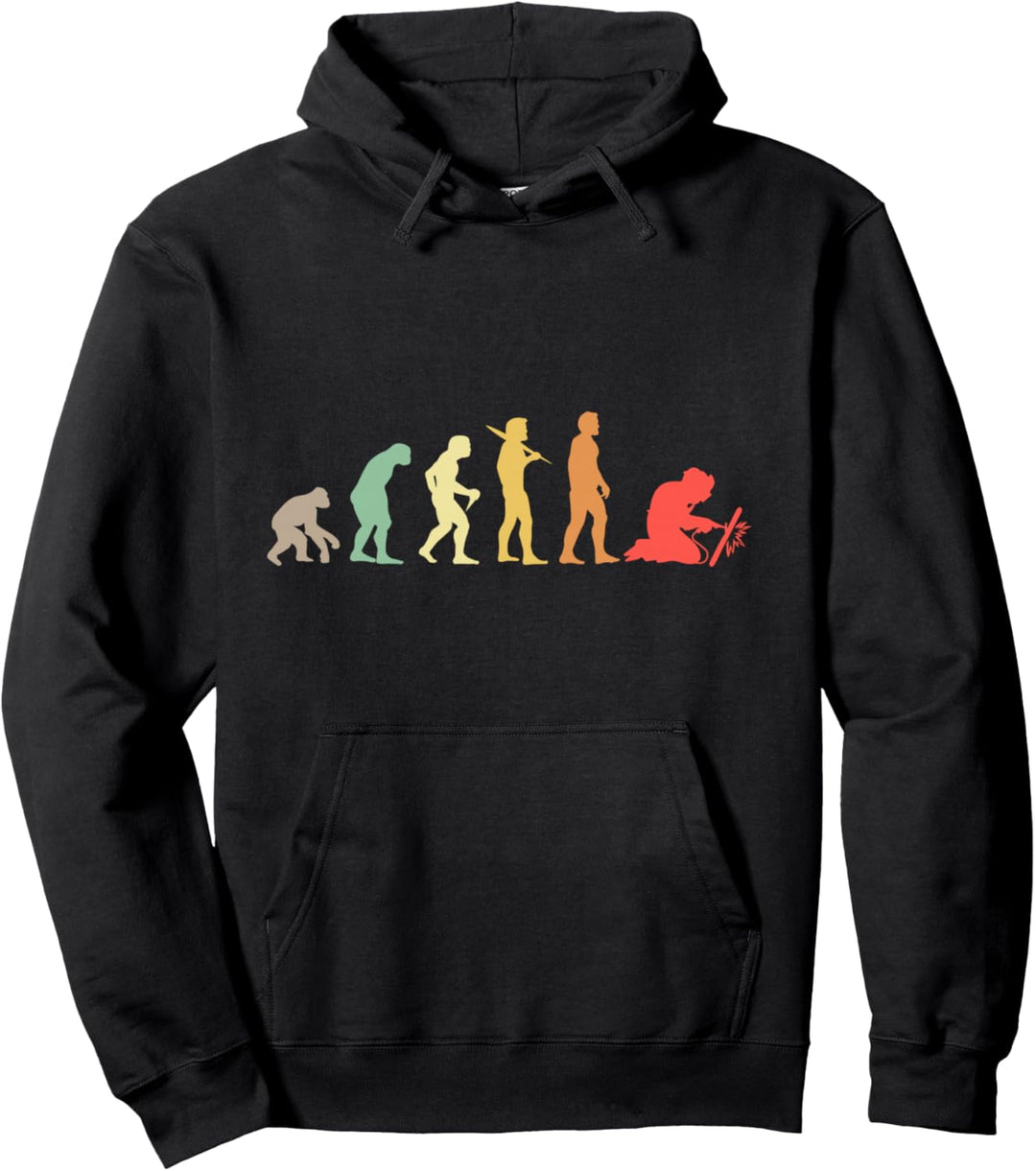 Welder Evolution Handwerker Schweisser, Berufsschweisser, Geschenk Pullover Hoodie