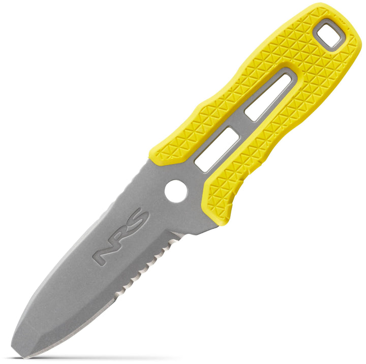 NRS Edelstahl Bootsmesser Pilot Knife 18,4cm Gelb, Gelb