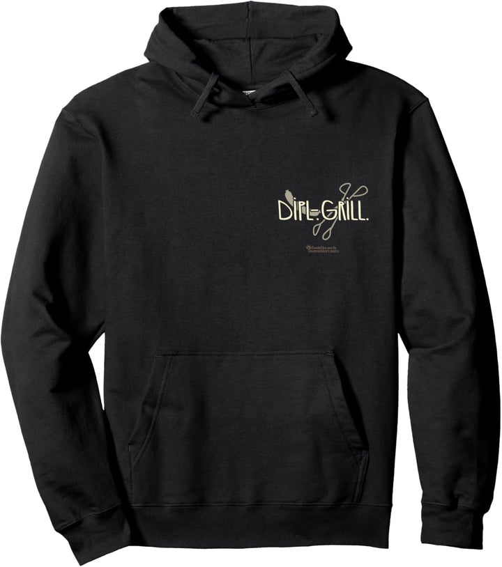 Grillen Design lustiger Spruch Dipl.-Grill. Grillen Pullover Hoodie