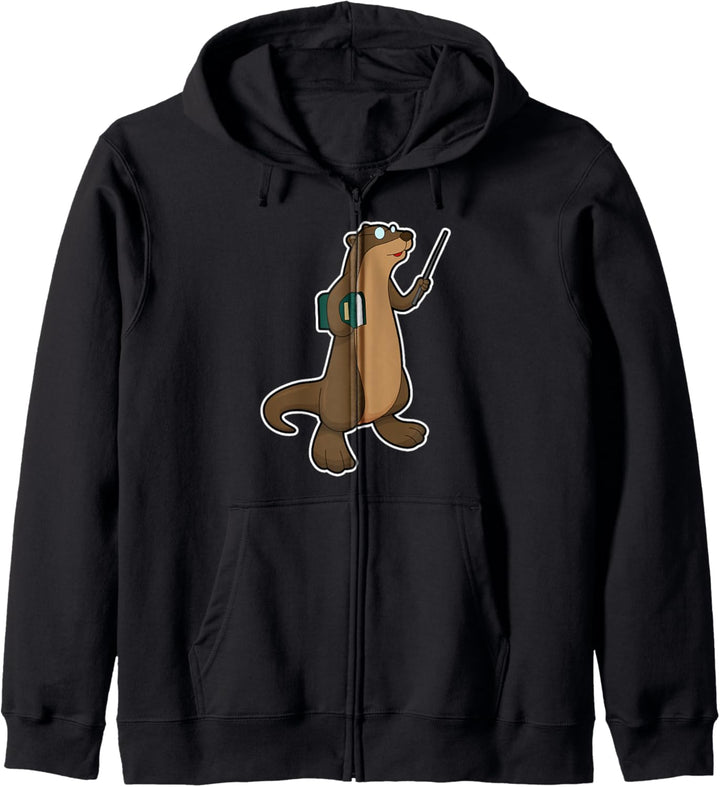 Otter Lehrer Pointer Kapuzenjacke