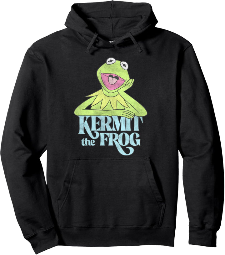 Disney Muppets Kermit The Frog Vintage Pullover Hoodie