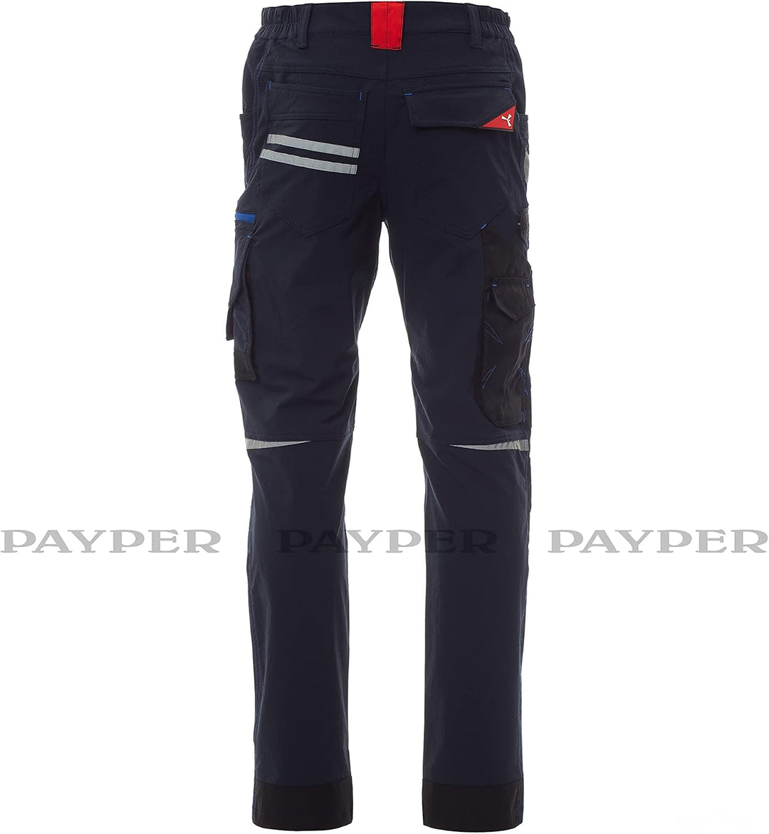 PAYPER NEXT4W Arbeitshose 4-Way-Stretch Unisex-Hose Hightech-Nylon mit 90% Polyamid und 10% Elasthan