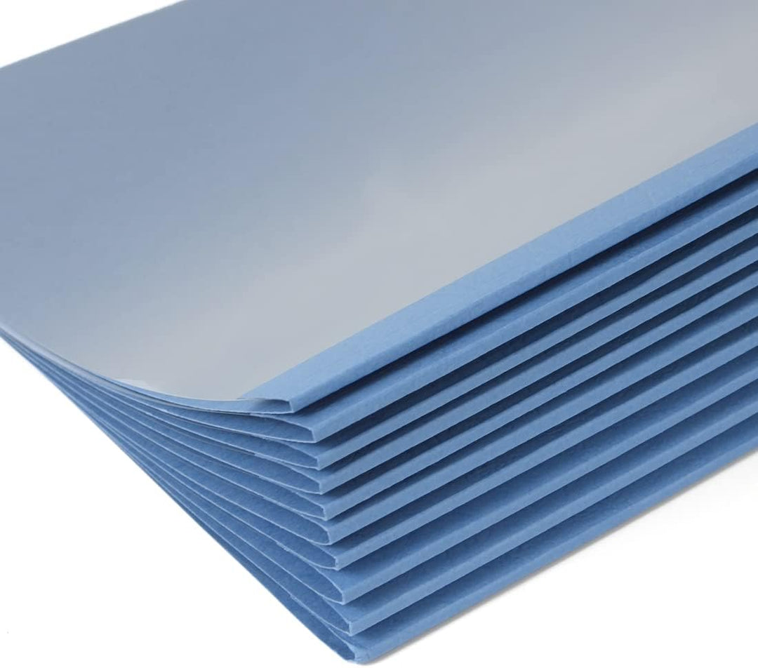 RAYSON Thermobindemappen, 100 Blatt, 12 mm, A4, Blau, 25 Stück