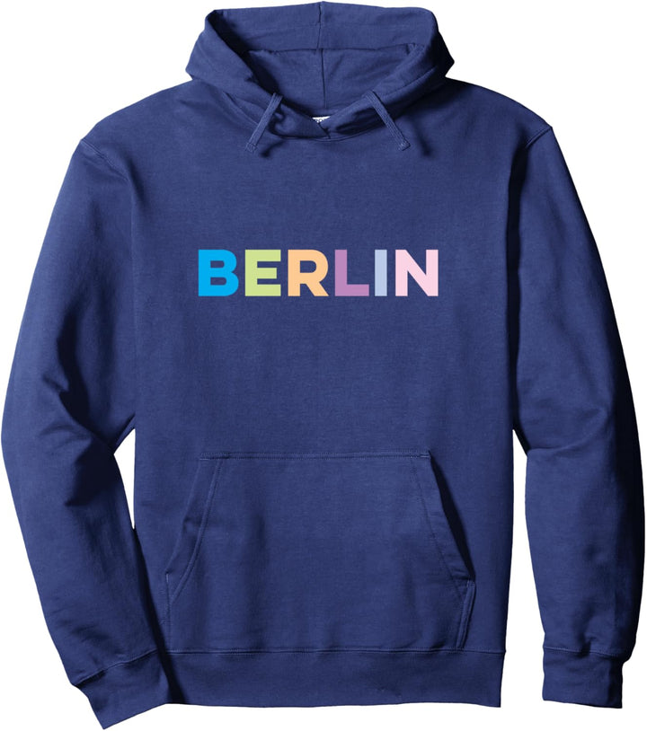 Berlin Germany bunt Pullover Hoodie