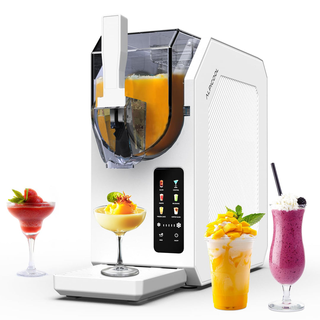 ALPICOOL Slush Maschine, 1.9L Slush Ice Maker für zu Hause, 6 Smarten Programma, für Slush, Eis-Cock