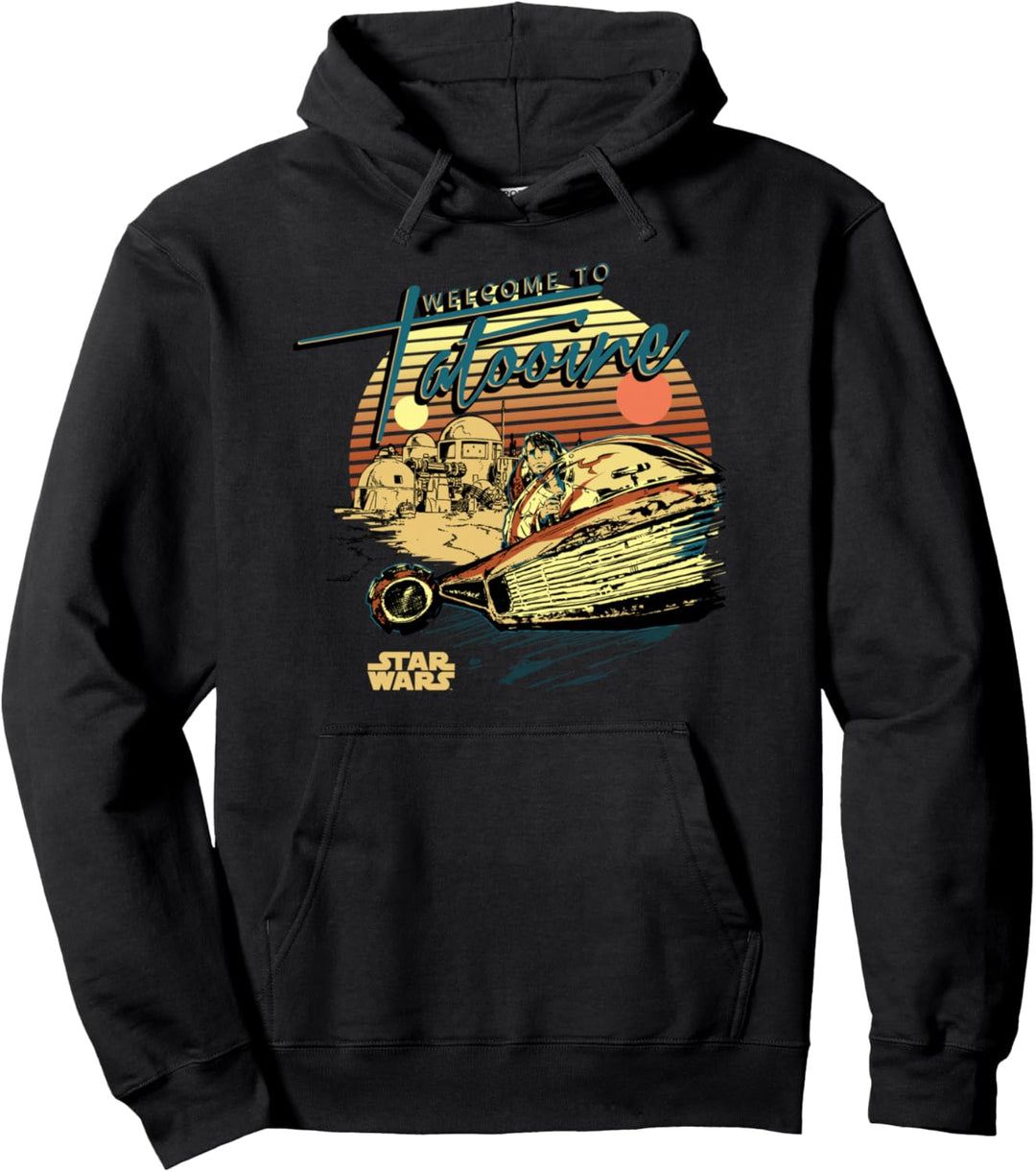 Star Wars Welcome To Tatooine Luke Skywalker Poster Pullover Hoodie