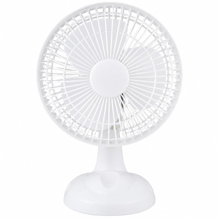 Tischventilator 160 Weiss 15 cm