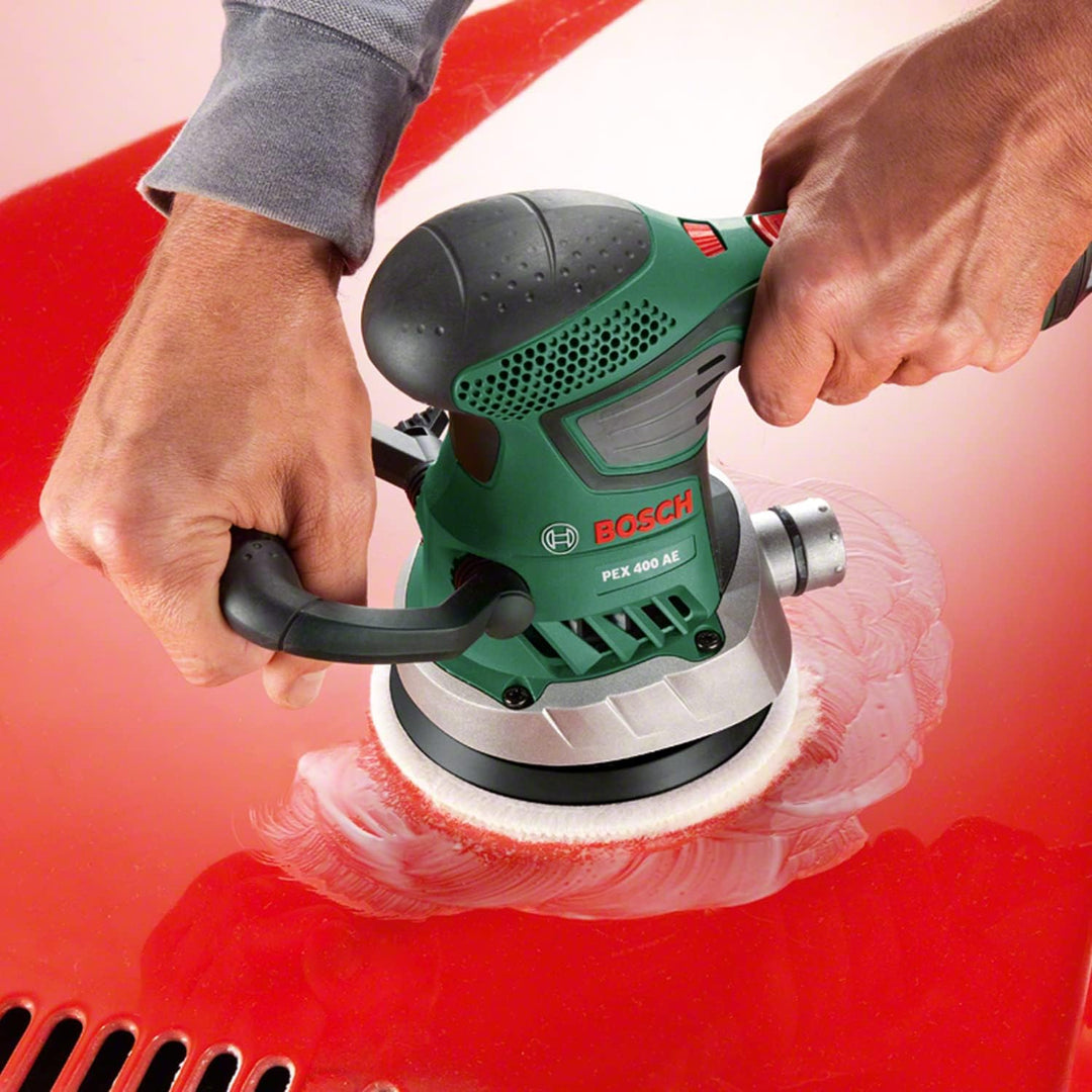 Bosch Exzenterschleifer PEX 400 AE (370 Watt, im