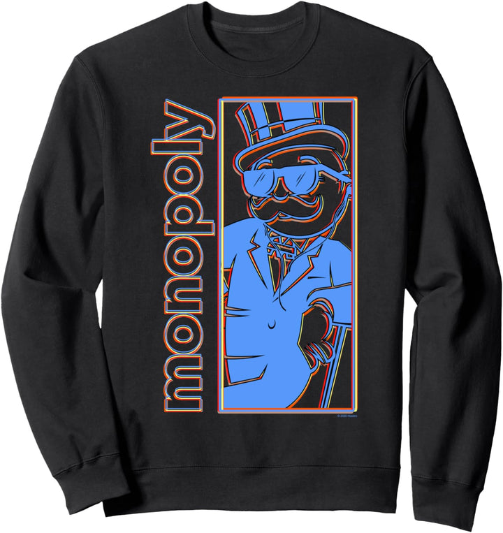 Monopoly Line Art Panel Sweatshirt