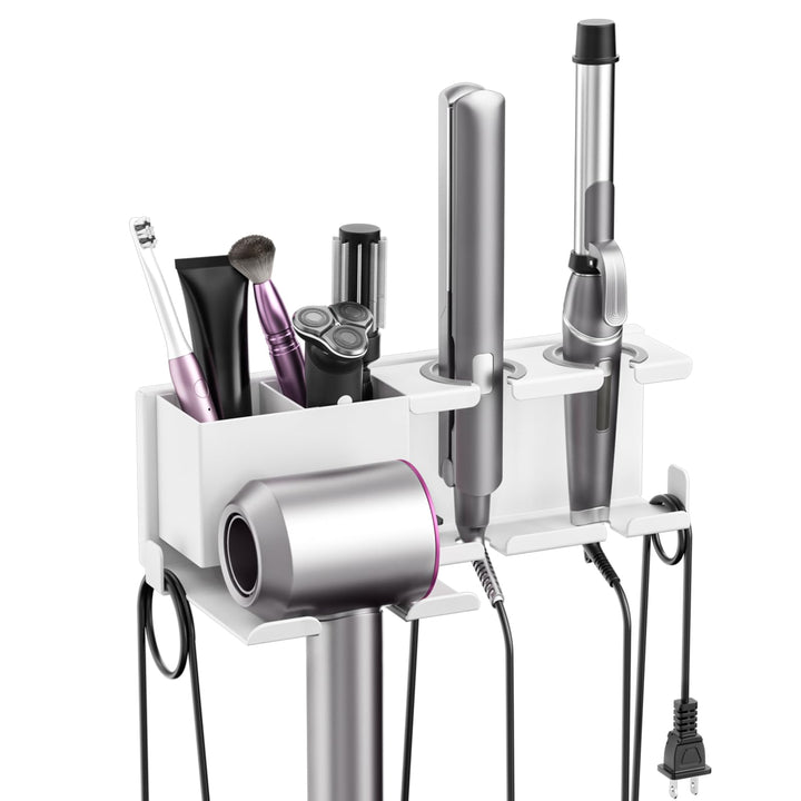 Fönhalter Ohne Bohren - Metall Wandhalterung für Dyson Airwrap, Lockenstab, Glätteisen &amp; Föhn, Stabi
