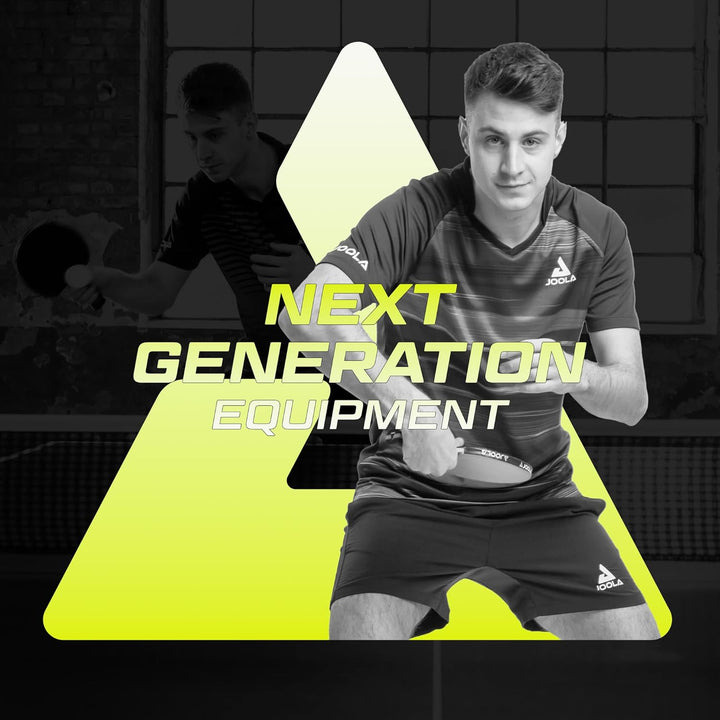 JOOLA Tischtennis Set Duo PRO 2 Tischtennisschläger + 3 Tischtennisbälle + Tischtennishülle, rot/sch
