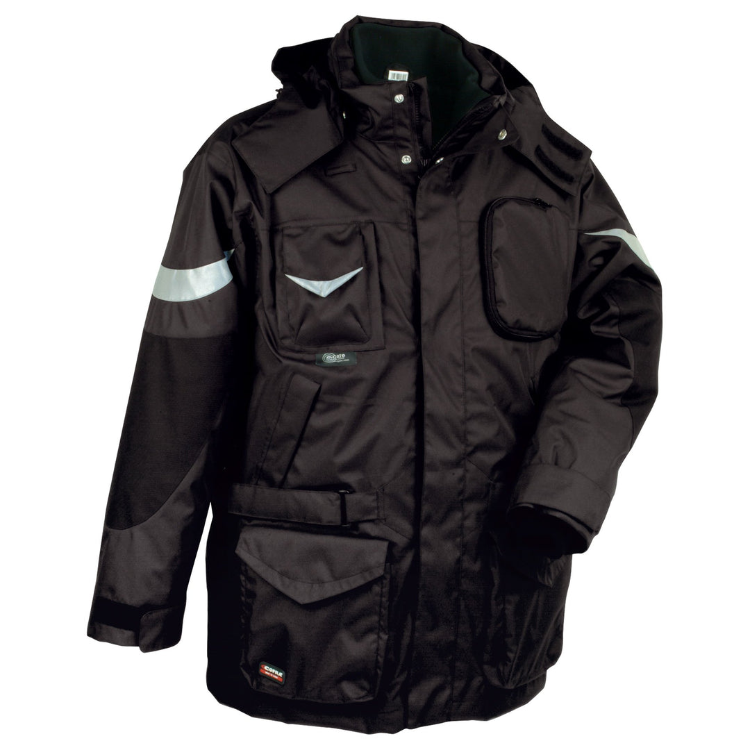 Cofra V006-0-05.Z60 Winterparka "Icestorm", schwarz, 60 BLACK / BLACK 60, BLACK / BLACK 60