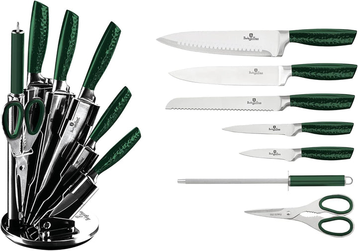8-tlg Messerset Messer-Set BERLINGER HAUS EMERALD BH-2463