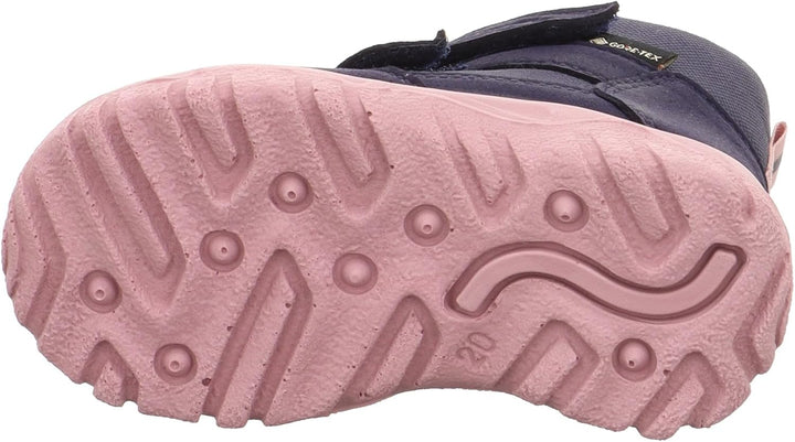Superfit Mädchen Husky1 Schneestiefel, Blau Rosa 8030