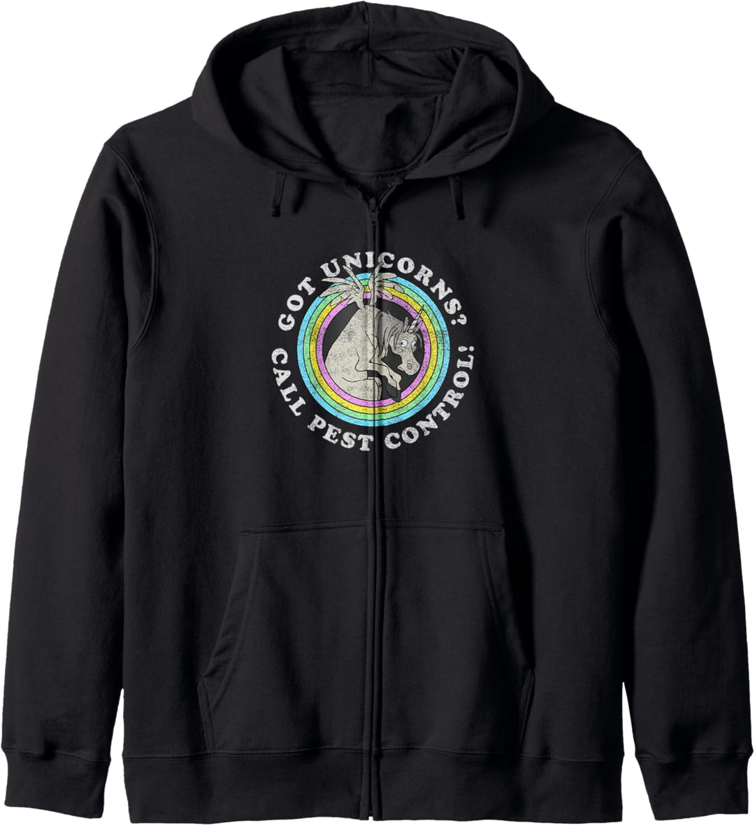 Disney Pixar Onward Got Unicorns Call Pest Control Logo Kapuzenjacke