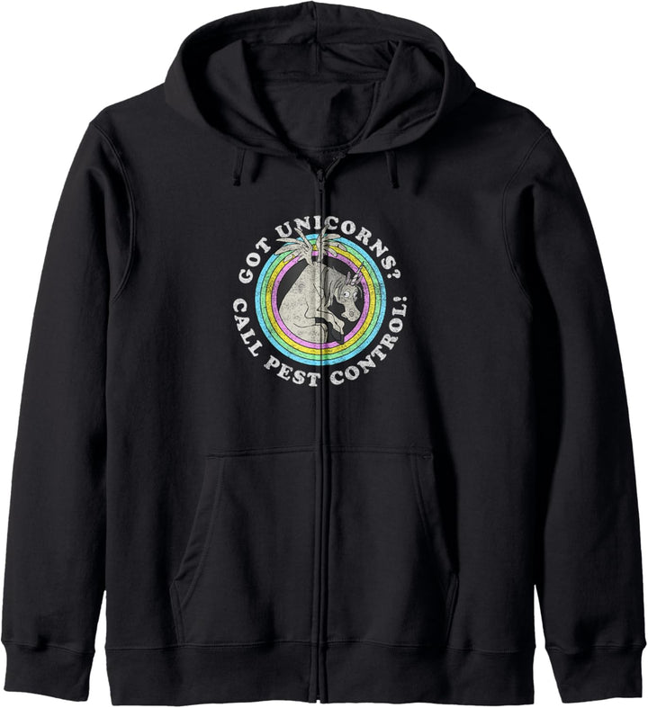 Disney Pixar Onward Got Unicorns Call Pest Control Logo Kapuzenjacke