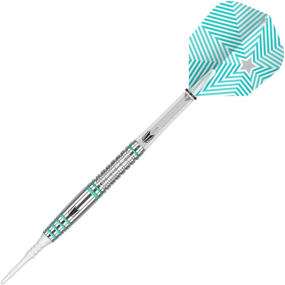 Target DartsSoft Tip Darts 18gr Silber und klar, 18gr Silber und klar