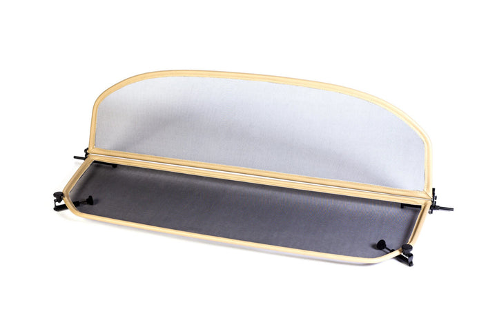 Windschott für BMW 3er E93 Cabriolet 2006-2013 - Klappbar - mit Schnellverschluss – Beige | Windabwe