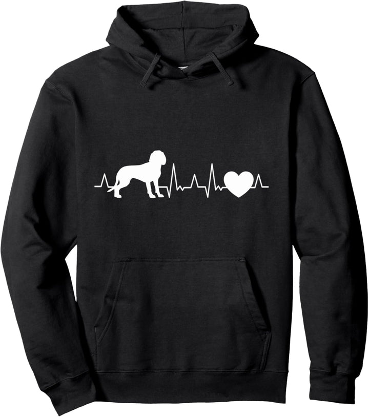 Bayerischer Gebirgsschweisshund Herzschlag Jagdhund BGS Pullover Hoodie