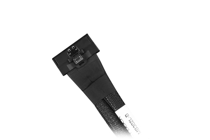 ICY DOCK MB302L-B Datenkabel - 1x MCIO SFF-TA-1016 8i zu 2x OCuLink SFF-8611 4i Länge 50cm 1x MCIO 8
