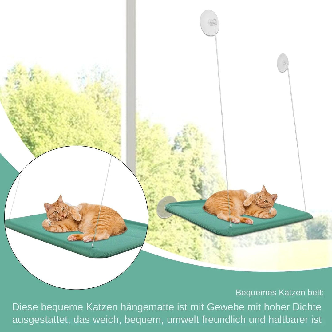 Katzen Hängematte Fensters, Katze Fensters Barsch Mits 4 Starken Saugnäpfen Platz Sparende Katzen Hä