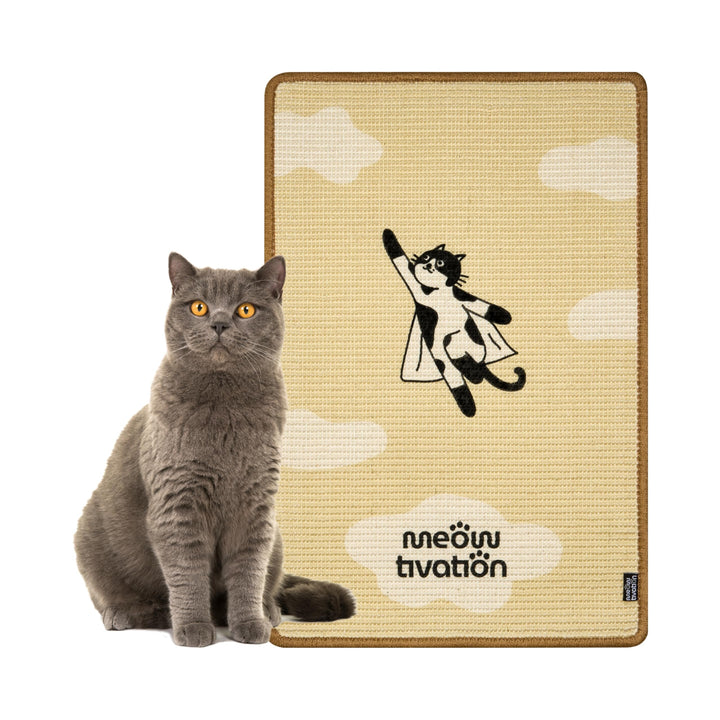Kratzmatte für Katzen aus Sisal mit Motiv, Soar and Scratch, Soar and Scratch