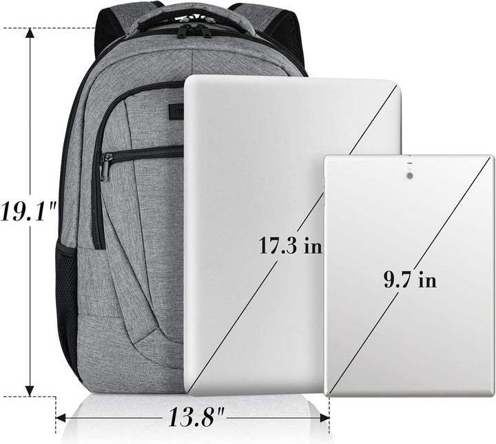 BIKROD Rucksack Herren und Damen, Schulrucksack Jungen Mädchen Teenager, Wasserdicht Rucksack | 17.3