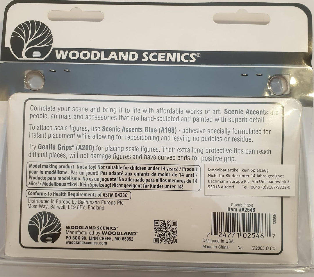 Woodland Scenics A2546 Western Band mit Banjo Gitarre Waschbrett washboard Pickin&