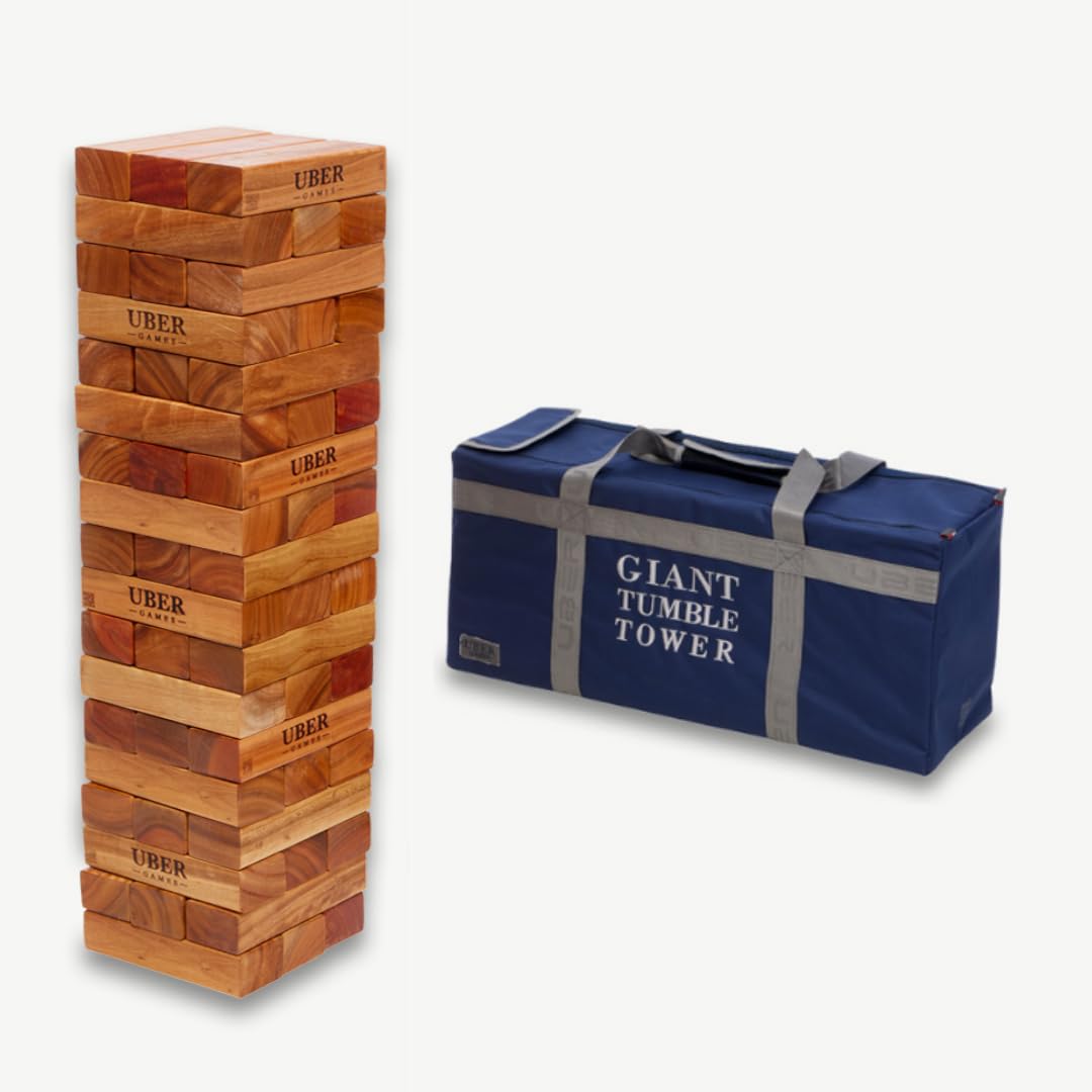 Hartholz Wackelturm XXL bis 250cm, bis 160cm, 100 Indien Öko, bis 160cm