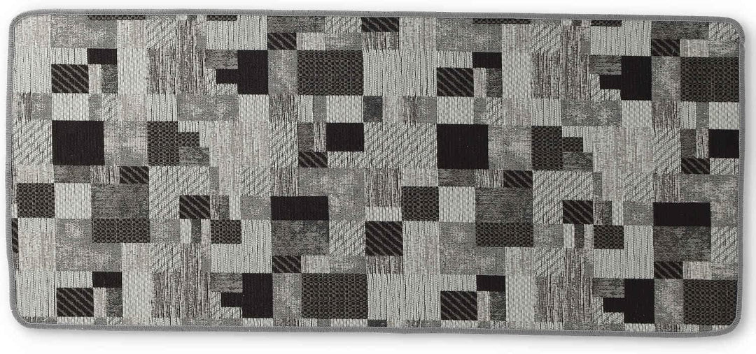 CASA TESSILE Küchenteppich 52 cm breit. Shiro GOBELIN Waschbarer Läufer, Rutschfester Teppich, Massg
