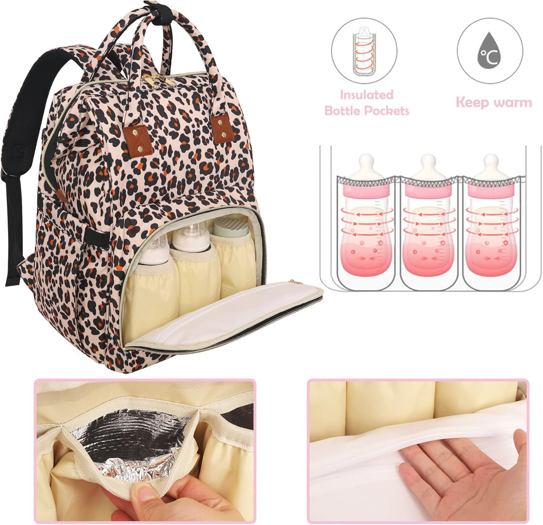 Wickeltasche, Rucksack, Multifunktions-Wickeltasche für Reisen, wasserdicht, Reise-Rucksack, Babytas