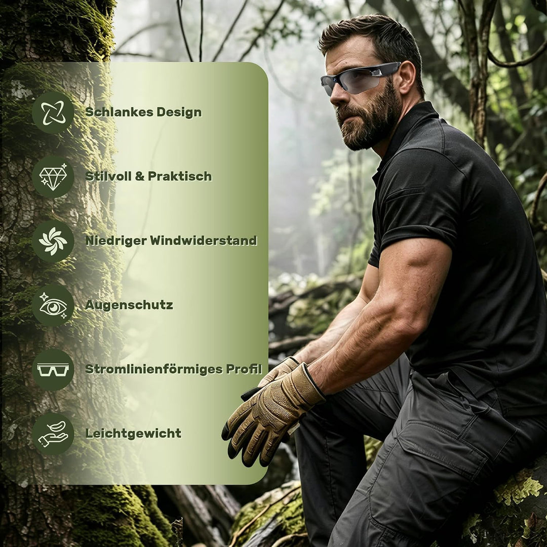 Smart Glasses mit Kamera,1080P Brille mit Kamera,Mini Action Cam
