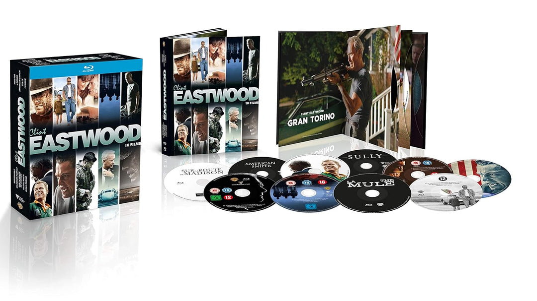 Clint eastwood - coffret blu ray 10 films [blu-ray], Blu-ray