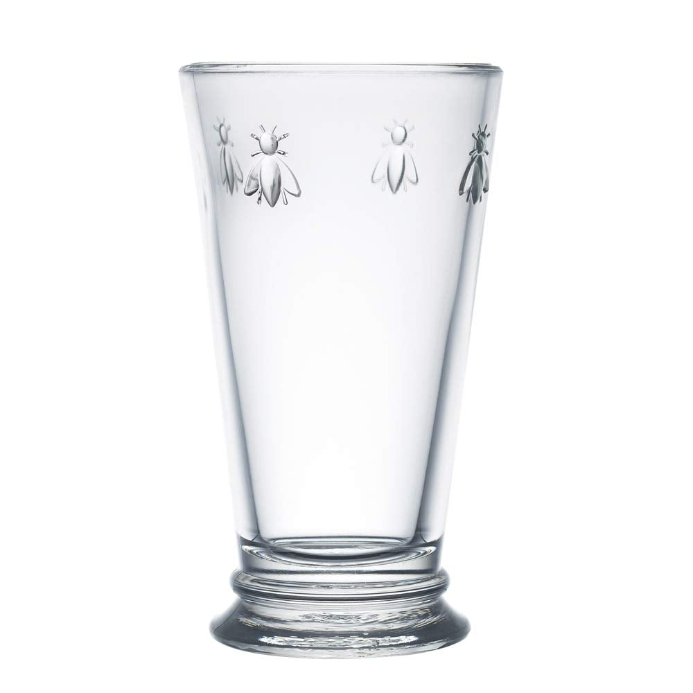 La Roche Bee FBA_43606701 Grosser Glas Becher, 10 Unzen, Packung von 6
