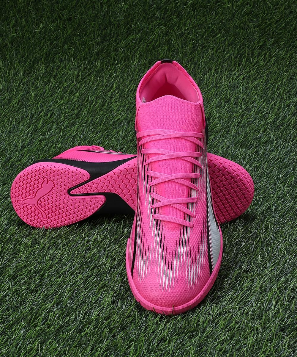 Puma Herren Ultra Match ItFussballschuh 42 EU Poison Pink Puma White Puma Black, 42 EU Poison Pink P