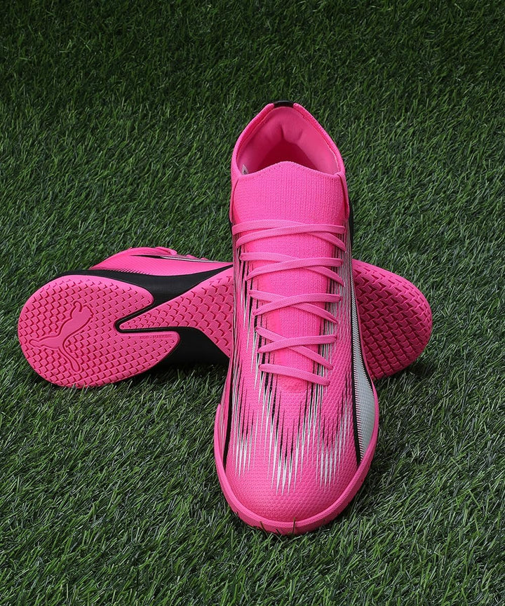 Puma Herren Ultra Match ItFussballschuh 42 EU Poison Pink Puma White Puma Black, 42 EU Poison Pink P