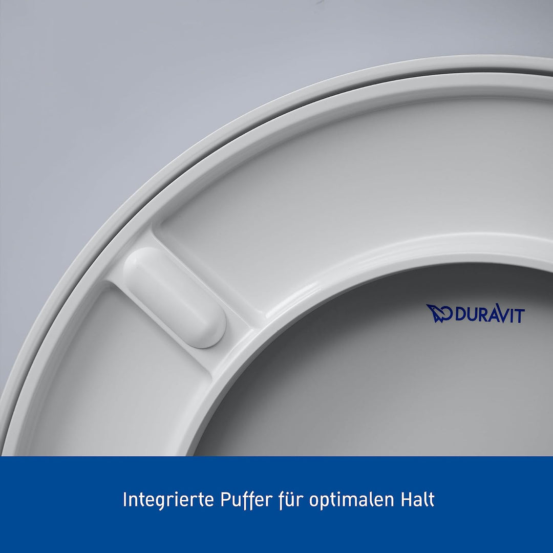 Duravit WC-Sitz D-Neo, Klobrille mit Quick-Release für einfache Montage, ohne Absenkautomatik, Toile