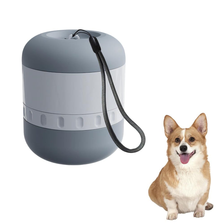 Tragbare Hunde Wasserflasche, 250ml/500ml Silikon Hunde Trinkspender mit Auslaufsicherer Schliessend
