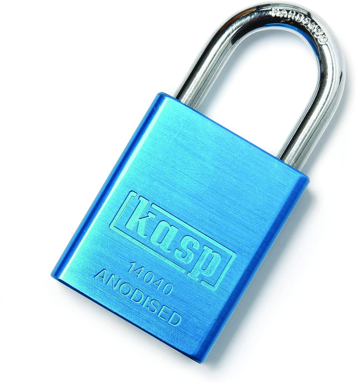 Kasp Vorhangschloss Aluminium, blau K14040BLUD, Blau