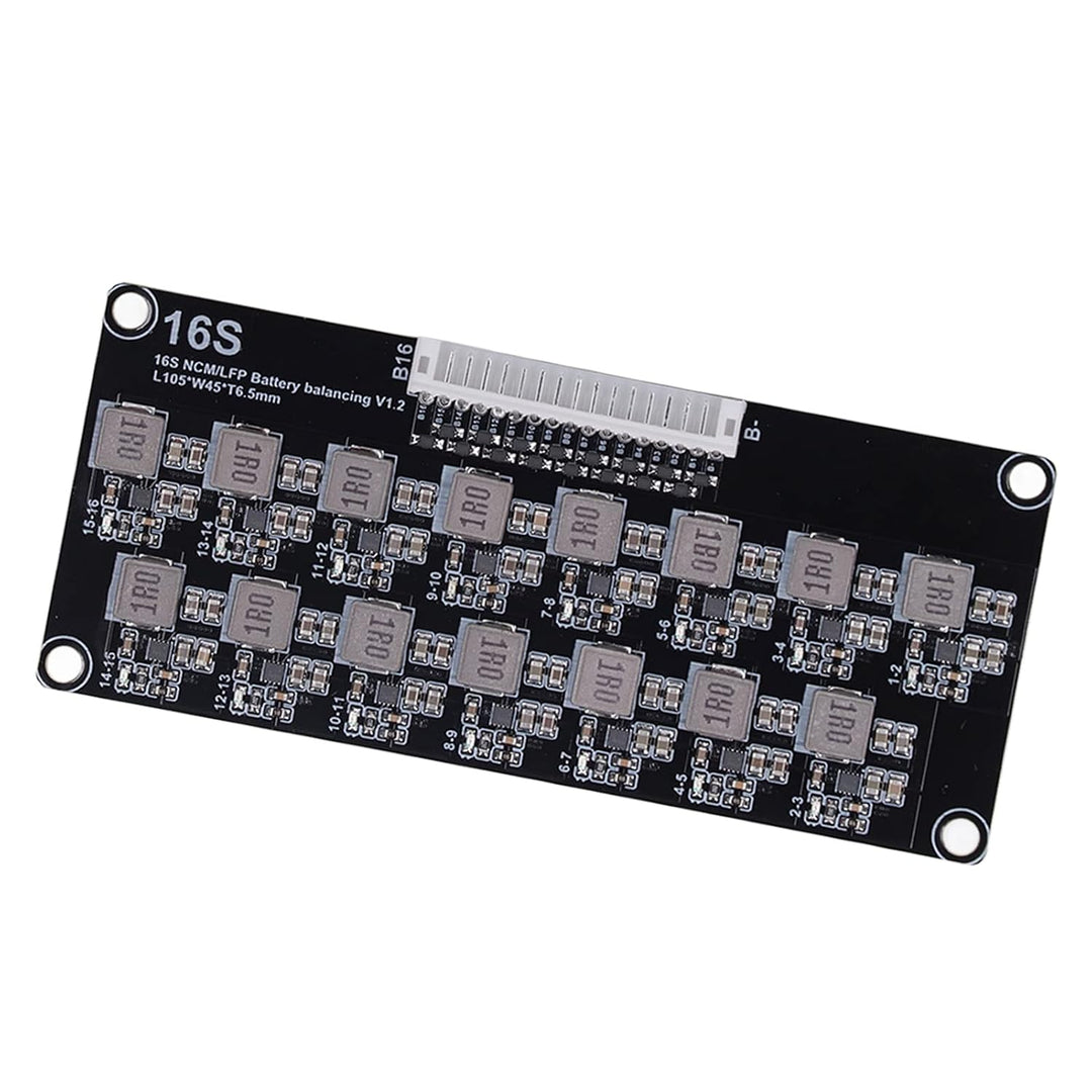 Kadimendium Active Equalizer Balancer 16S Batterie-Equalizer mit Kabel Induktiver Akkupack Balancer