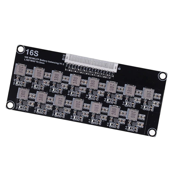Kadimendium Active Equalizer Balancer 16S Batterie-Equalizer mit Kabel Induktiver Akkupack Balancer