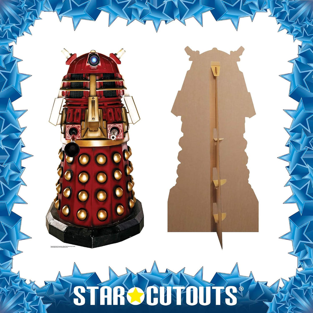 STAR CUTOUTS SC126 Pappaufsteller von Supreme Dalek (rot) Doctor Who, Mehrfarbig Roter Dalek, Roter