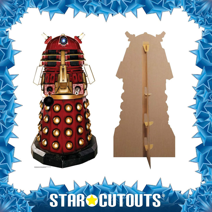 STAR CUTOUTS SC126 Pappaufsteller von Supreme Dalek (rot) Doctor Who, Mehrfarbig Roter Dalek, Roter