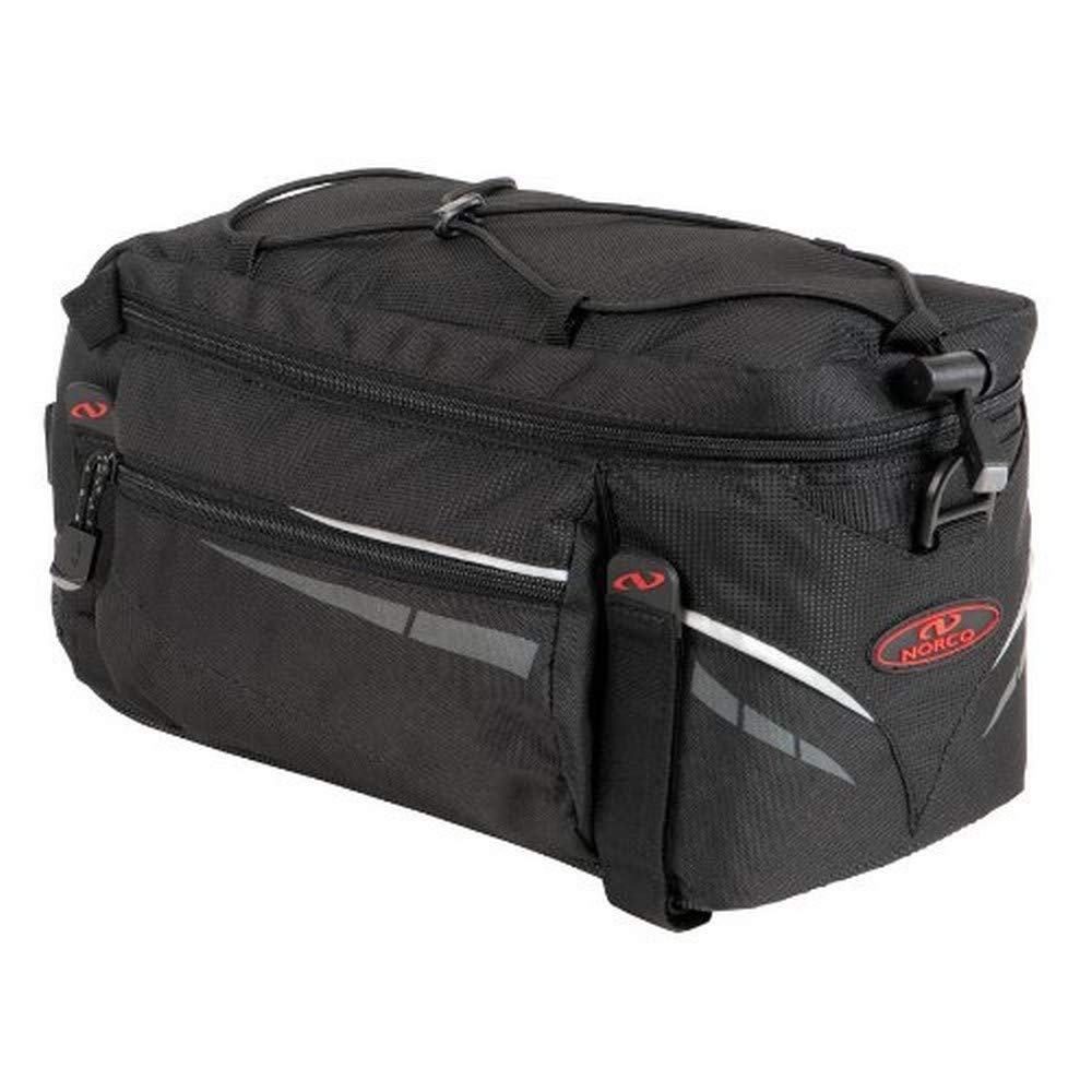 Norco Idaho - Gepäckträgertasche mit Regenhülle Schwarz, Schwarz